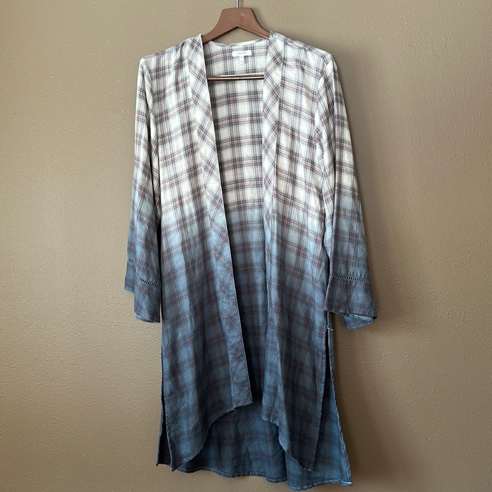Women’s Maurice’s long kimono/cardigan; size XS
